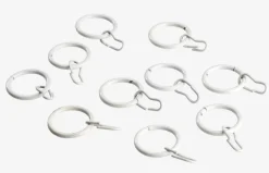 Gordijnring Ø19 mm 10st/pk wit