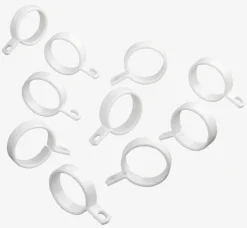Gordijnringen Ø12mm 10st/pk wit