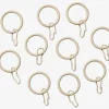 Gordijnringen NATURE Ø19mm 10 stuks beige