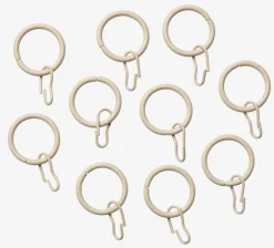 Gordijnringen NATURE Ø19mm 10 stuks beige