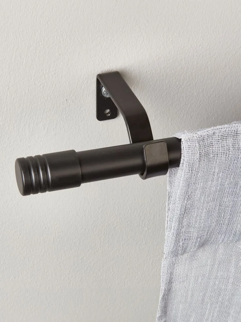 Gordijnroede RIMINI 19mm 90-160cm zwart