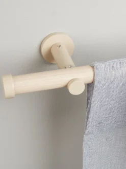 Gordijnstang NATURE 90-160 cm houtlook