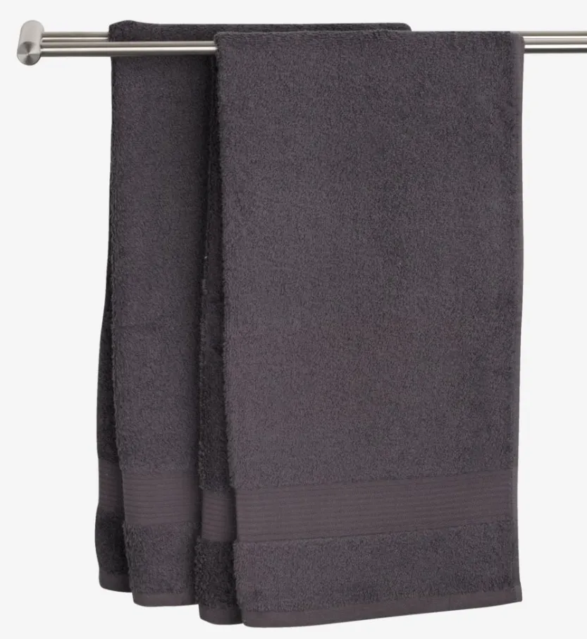 Handdoek KARLSTAD 50x100 donkergrijs