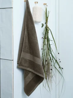 Handdoek KARLSTAD 50x100cm olijf