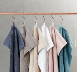 Handdoek NORA 50x100 grijs blauw