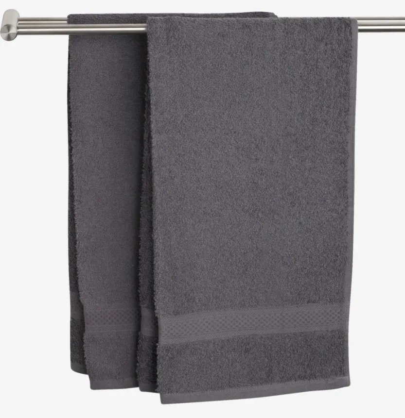Handdoek UPPSALA 50x90 grijs