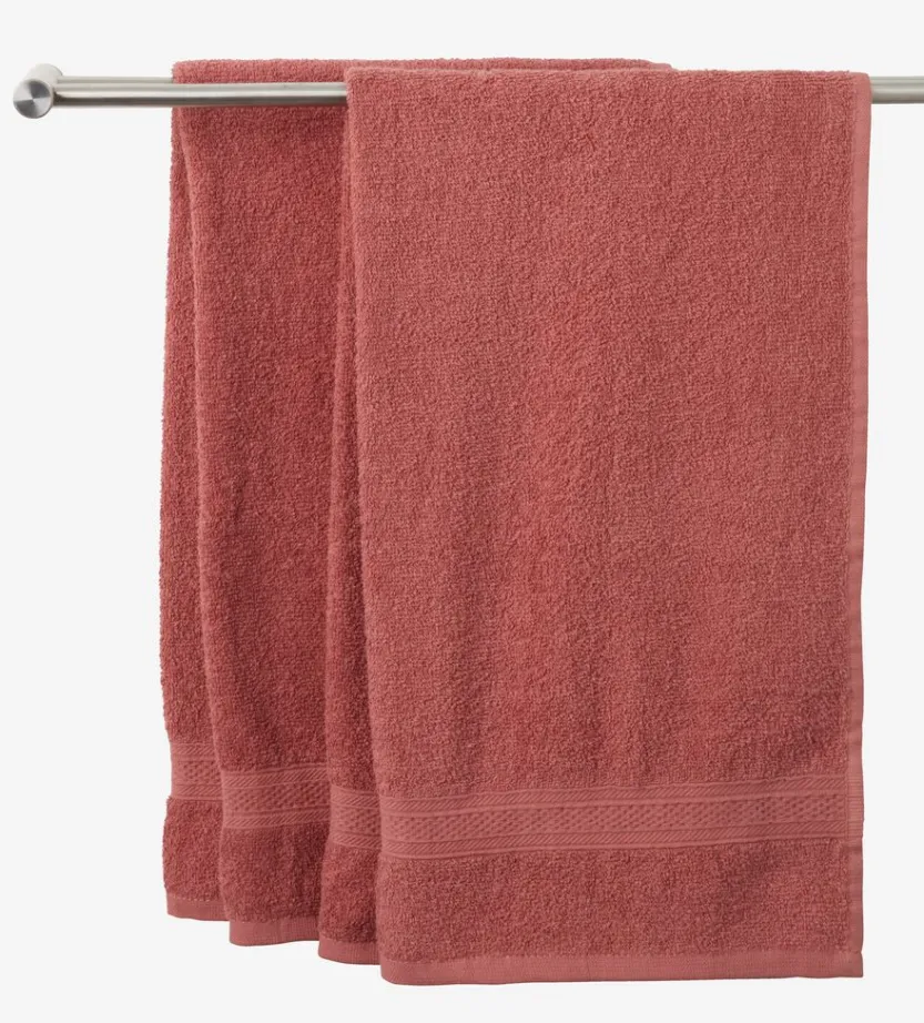 Handdoek UPPSALA 50x90 roze