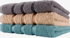 Handdoek YSBY 50x90 oud blauw