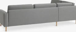 Hoekbank SVALBARD open einde links lichtgrijs