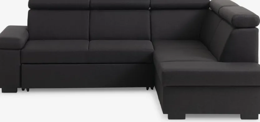 Hoekslaapbank SAHL donkergrijs