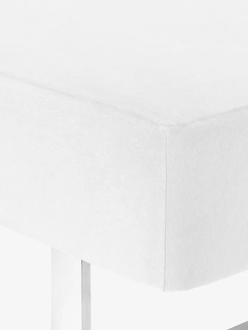 Hoeslaken JANNE jersey 90x200x30 wit