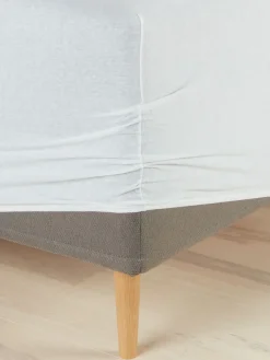 Hoeslaken JENNY jersey 90x200x35 wit