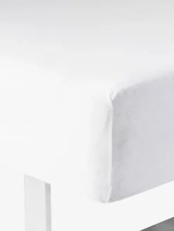 Hoeslaken JETTE jersey 40x95x10 wit