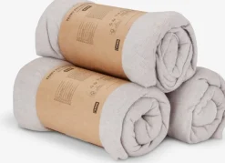 Hoeslaken TINDRA badstof 90x200x30 grijs