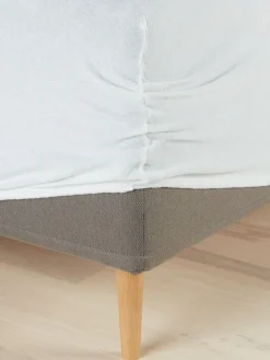 Hoeslaken TORA badstof 90x200x35 wit