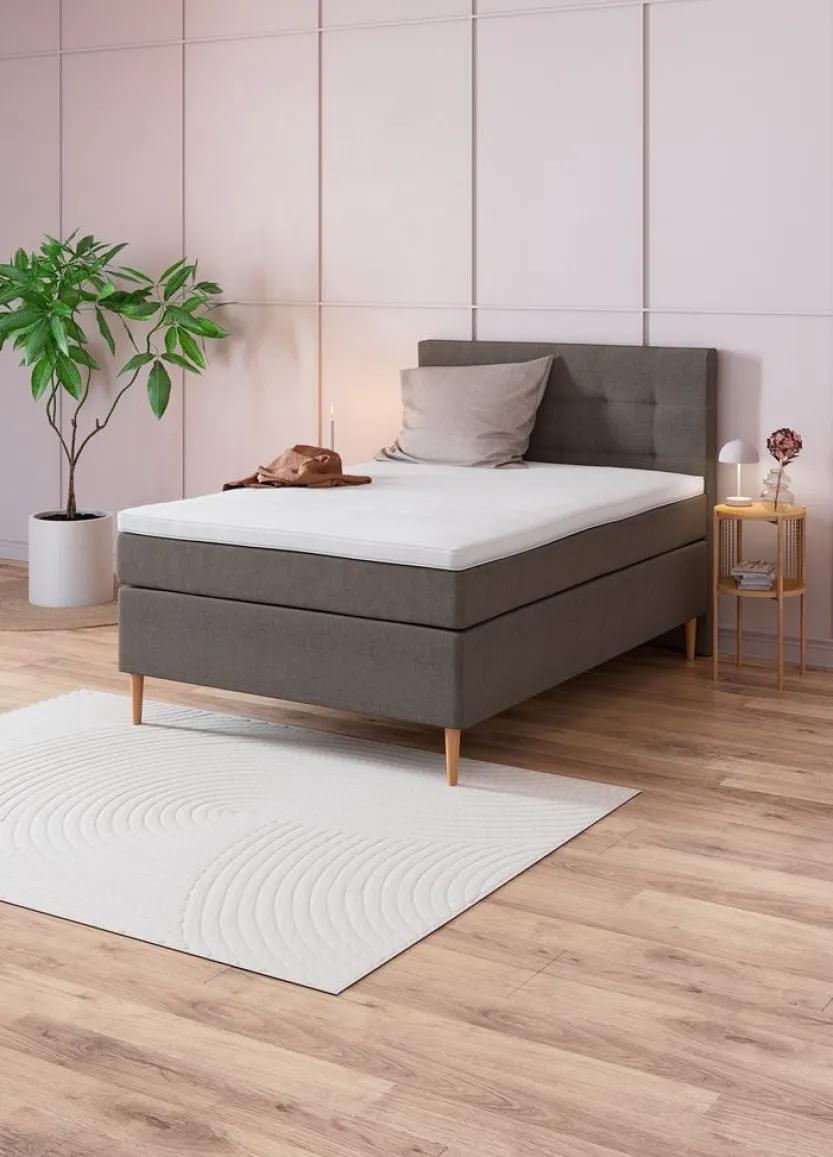 Hoofdbord 140x125 H50 gecapitonneerd grijs-21