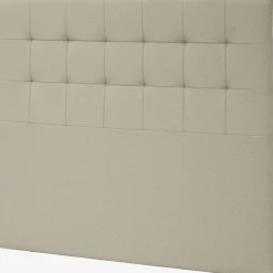 Hoofdbord 140x125 H50 gecapitonneerd zand-91