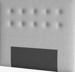 Hoofdbord 140x122 H70 knopen grijs-27