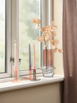 Kaars BALDUR H26 cm 4 stuks roze