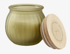 Kaars JARLE Ø6xH6cm met deksel assorti