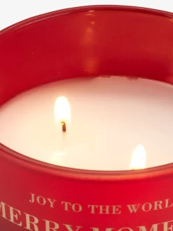 Kaars PERLEMOR Ø10xH10cm rood