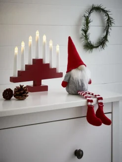 Kandelaar HILDEGUN B24cm 7LED en timer