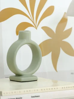 Kandelaar THORSTEN B6xL11xH15 cm groen