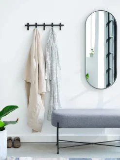 Kapstok GALSTED 5 haken zwart