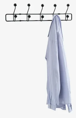 Kapstok GREVINGE 5+5 haken zwart