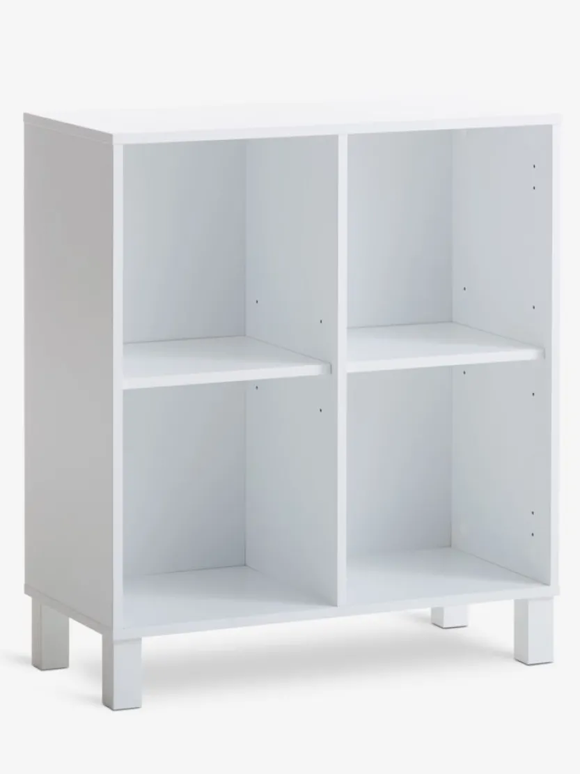 Kast SKALS 4 compartimenten wit