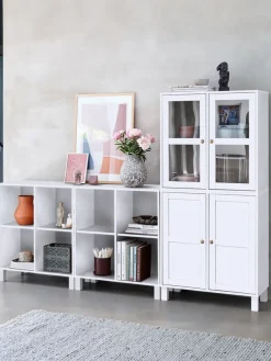 Kast SKALS 4 compartimenten wit