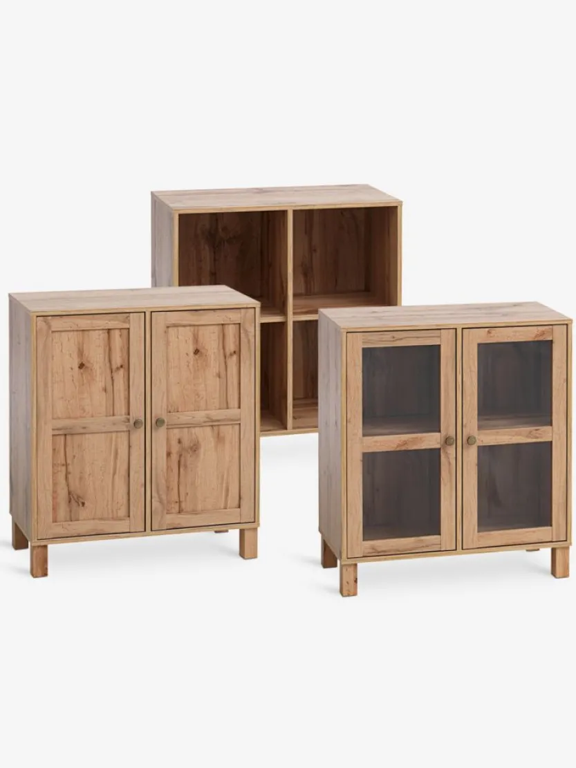 Kast SKALS 4 compartimenten eiken