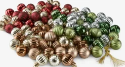 Kerstballen HELIOTROP 34 stuks assorti