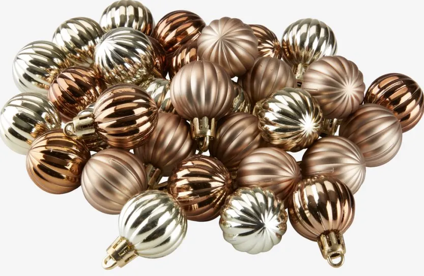 Kerstballen HELIOTROP 34 stuks assorti