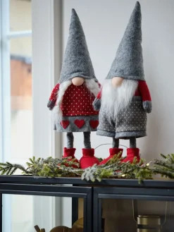 Kerstelf FORSETE H43cm assorti