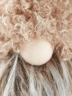 Kerstelf LARVIKIT B13xL20xH41cm beige en bruin