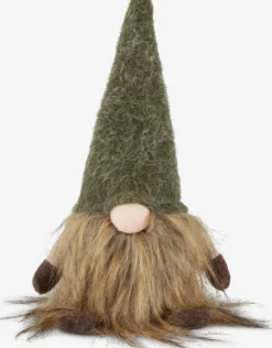 Kerstelf MUMIN B14xL9xH28cm bruin en groen