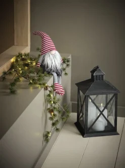 Kerstelf SVADILFARI H43cm grijs