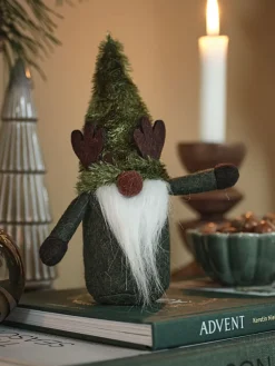 Kerstelf TITANIT B9xL5xH18 cm assorti groen