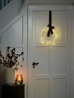 Kerstkrans SNE Ø35 cm met LED en timer