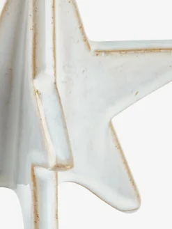 Kerstster RAV B11xL12xH11cm steengoed wit