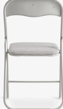 Klapstoel VOEL lichtzandkleurige stof