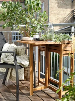 Klaptafel VANDREFALK 64x63 hardhout