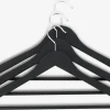 Kledinghanger ABSALON L44cm 3st/pk zwart