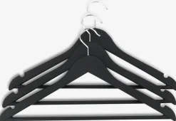 Kledinghanger ABSALON L44cm 3st/pk zwart