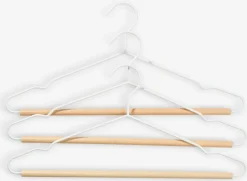 Kledinghangers BO L42cm 3 stuks wit