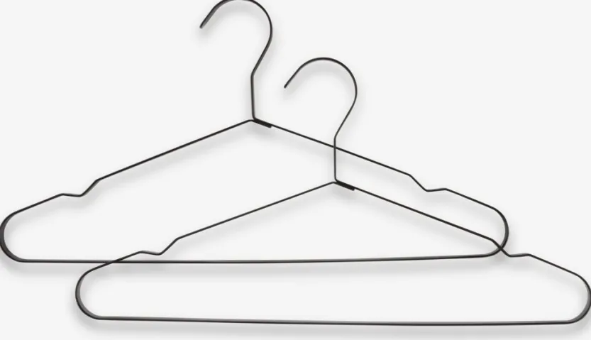 Kledinghangers MATTIS L42cm 2st/pk metaal