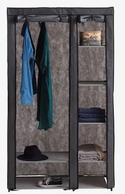 Kledingkast DAMHUS 100x174 donkergrijs