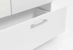 Kledingkast ELLESTED 144x200 3 deuren 2 lades wit