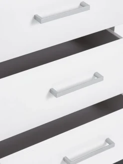 Kledingkast FANDRUP 97x176 2 deuren 3 lades wit